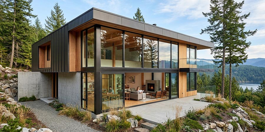 Contemporary window wall system