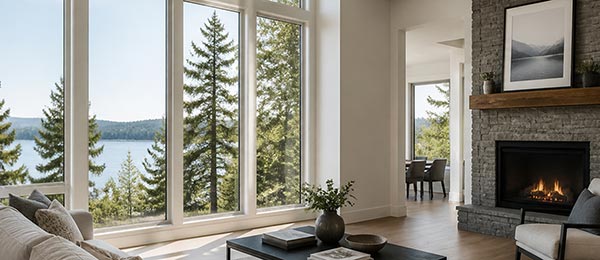 Large Windows for More Natural Light