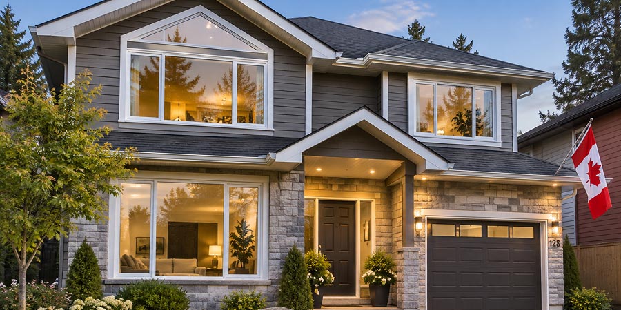 Replacement windows improving home curb appeal