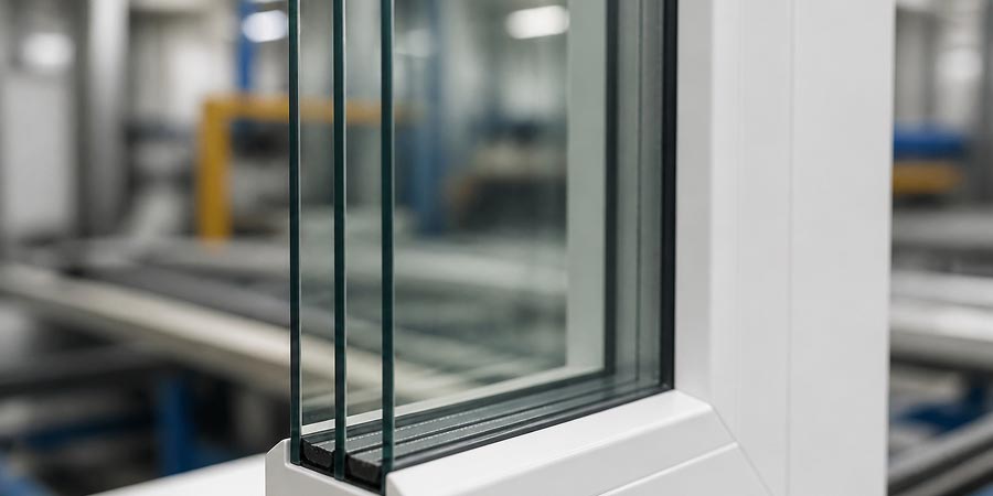 Triple-pane window unit