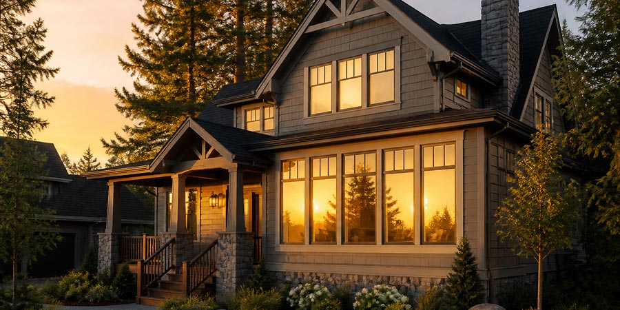 Double-pane vs triple-pane windows comparison for west-facing sunlight and heat reduction