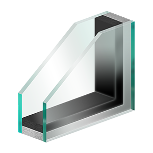 Double Pane Glass Unit 1-1/8”